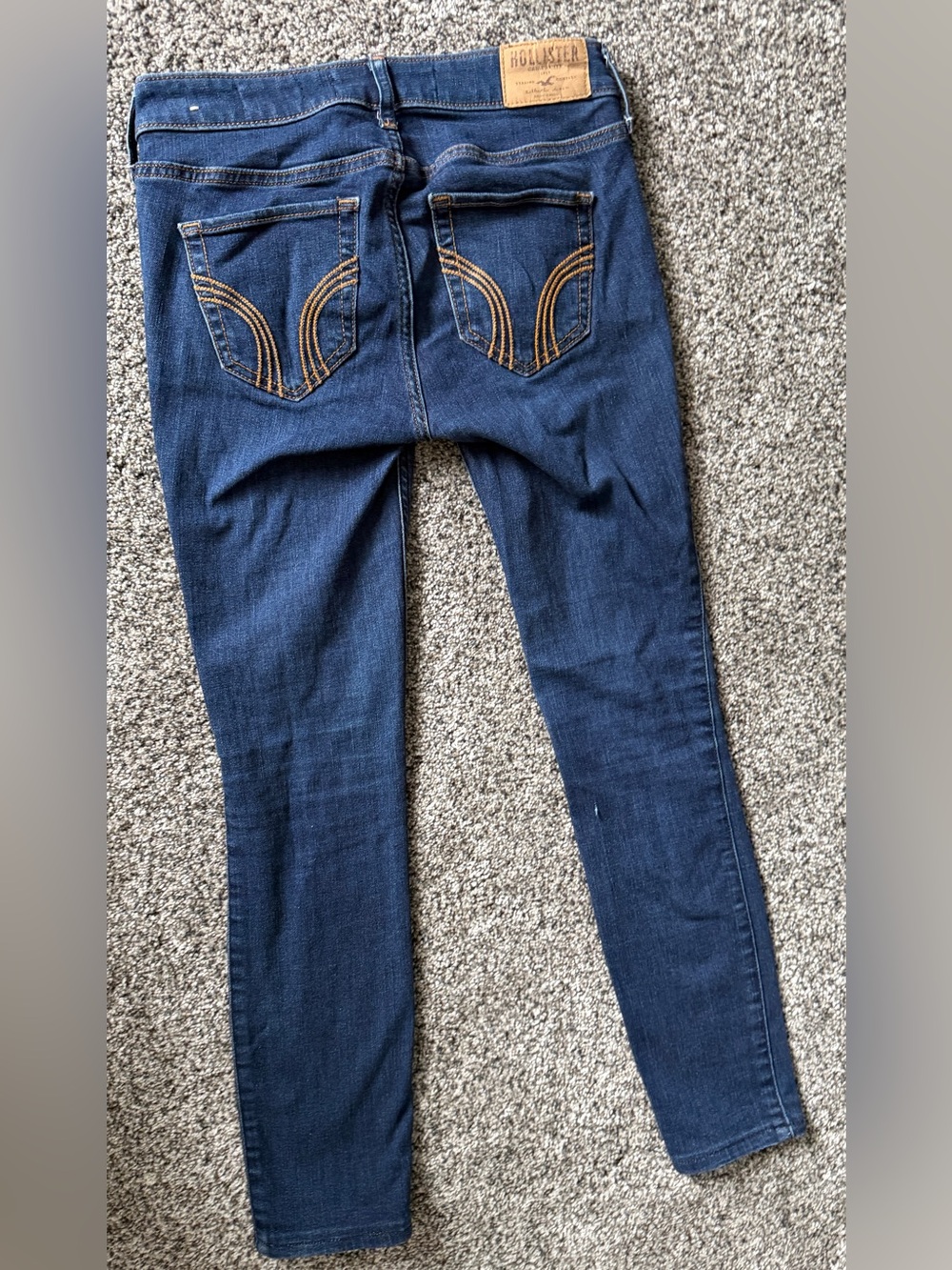 Hollister Women's Dark Indigo Skinny Jeans - 23